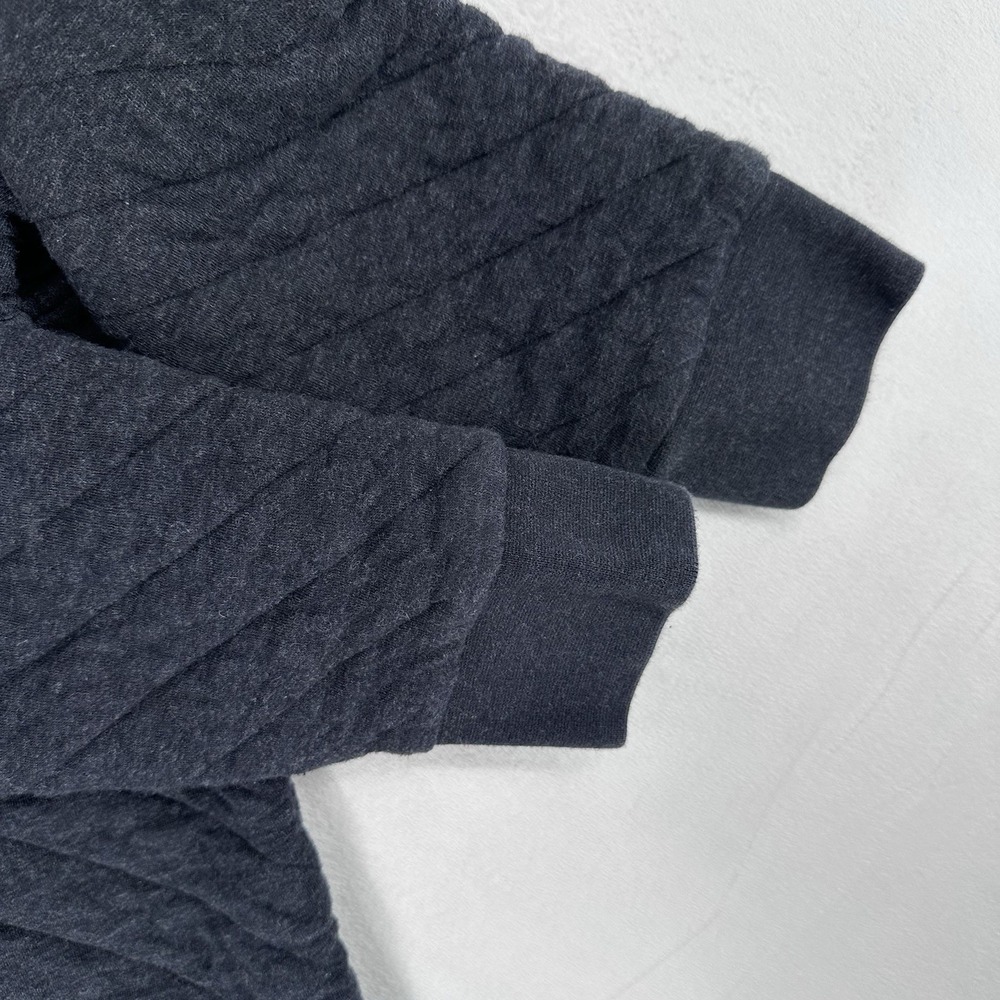 Patagonia Organic Cotton Quilt Snap-T Pullover Men's Size Small Deep Gray Black - Picture 3 of 8